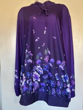 Women's XXL Purple Hoodie